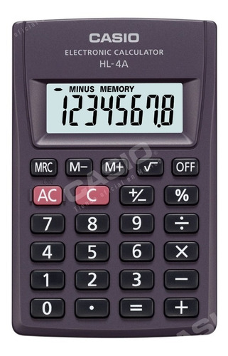 Imagen 1 de 3 de Paquete De 10 Calculadoras Portátil Casio Hl-4a