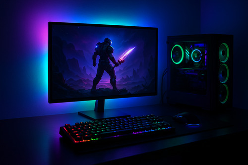 Cinta Tira Luz Led Para Pc Sync Backlight