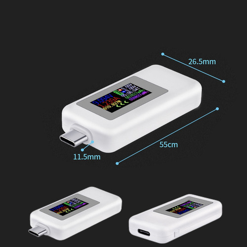 Tester Voltímetro Digital 10 En 1 Tipo Usb Y C
