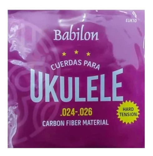 Encor. Ukulele Fibra De Carbón .24/.26 Babilon Mod. Euk10