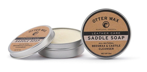 Otter Wax Saddle Soap | 5 Oz | Limpiador De Cuero Universal 