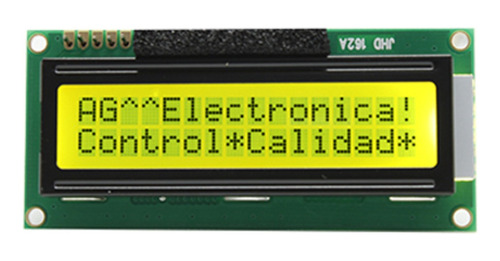 Display Lcd 16x2 Stn Backlight Amarillo