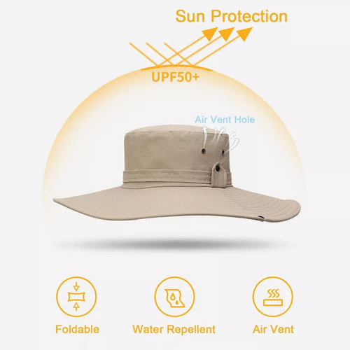 . Gorra De Pescador Con Protector Solar Y Sombrero De Ala