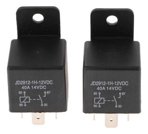 2pcs Coche Automotriz Camión 12 Voltios Dc 40a Amp Relay
