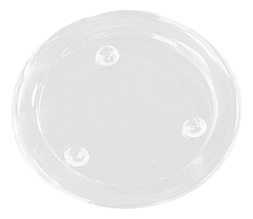 Plato De Vidrio Para Velas, Elegante Y Funcional Di 7,5 Cm