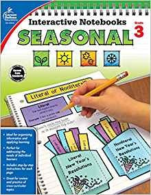 Interactive Notebooks Seasonal, Grade 3