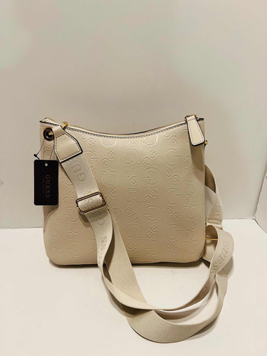 Bolsa Guess Estilo Satchel Color Marfil Original Nueva 347