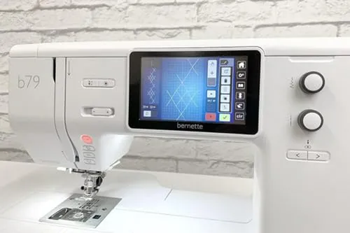 Máquina De Coser Y Bordar Bernette B79 Con Pantalla Táctil A