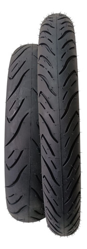 Par Pneu S/c 2,75-17 + 110/80-14 Biz 100 125 Pop 100 110