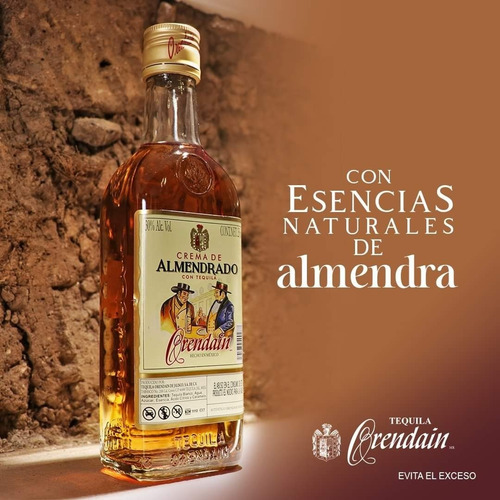 Crema De Almendrado Con Tequila Orendain 1 Litro