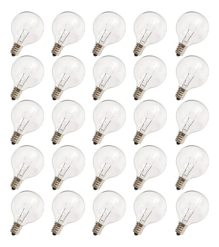 - 25 G40 Focos E12 5 W Exterior Repuestos Luces 120 V An