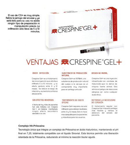Crespine Gel Plus 1 Pza.