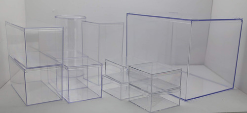 Caja Plastico Rigida Transparente In Variedad Interior Otro