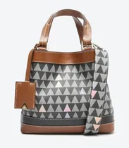 Comprar Bolsa Schutz Mini Tote Emma New Triangle - 500181185 Acambamento Dos Ferragens Sela Desenho Do Tecido Black