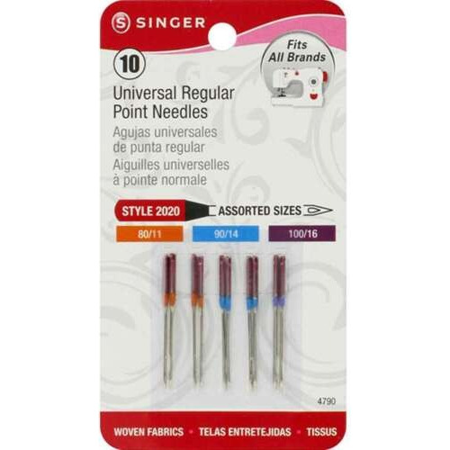 Aguja Universal Singer Premium #4790 2020 80/11 90/14 100/16