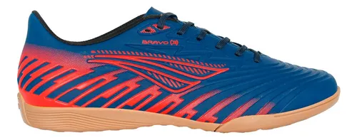 comprar Chuteira Futsal Penalty Bravo Y-3 Azul E Vermelha Infantil