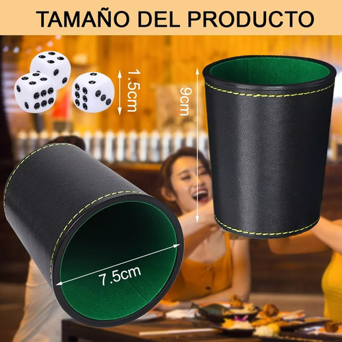 Juego De Mesa Juego De 4 Cachos De Eco Cuero Negro