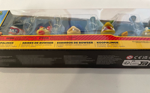Koopalings Mario Bros Set 5 Koopalines Super Mario Jakks Pac (Usado)
