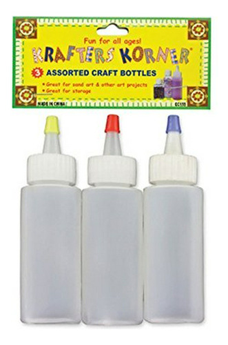 Jt Crafts Craft Bottles Decorative Small Assorted Bottles-12