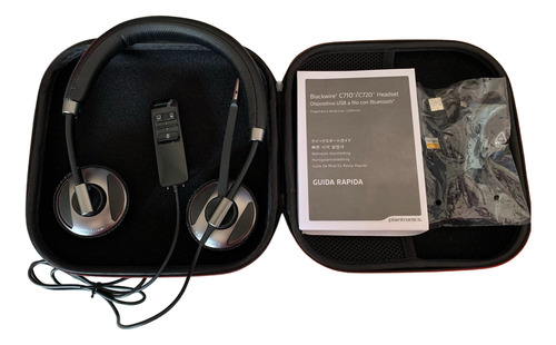 Fone De Ouvido Usb Com Fio E Bluetooth - Blackwire C720