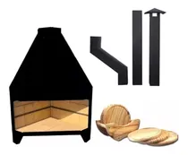 Comprar Estufas Leña Chapa Esquinera O Frontal + Set Tablas Redonda