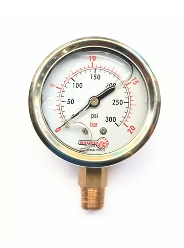 Manómetro de presión Shunjay - 0 a 100psi - Cloudtec Perú✔️