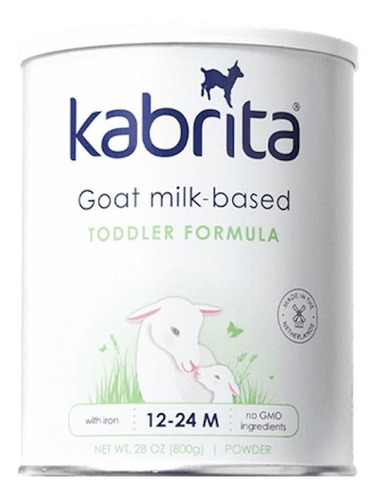 Leche de fórmula en polvo Ausnutria BV Kabrita Goat Milk Formula en lata x 6 unidades de 800g - 12 meses a 2 años