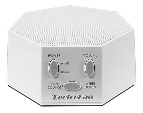 Máquina De Terapia De Sonido Lectrofan Blanca