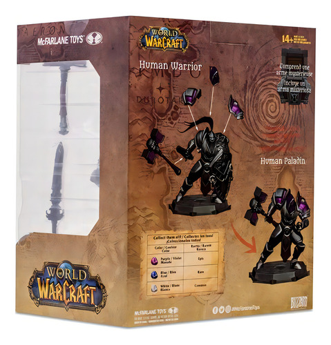 Human Warrior Paladin Epic Mcfarlane Toys World Of Warcraft