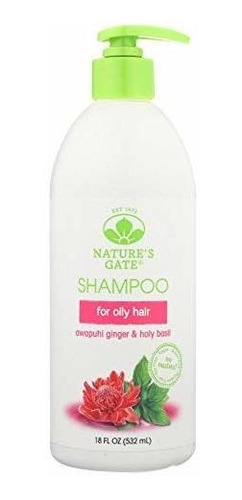 Nature's Gate, Awapuhi Ginger + Holy Basil Shampoo, 18 Fl Oz