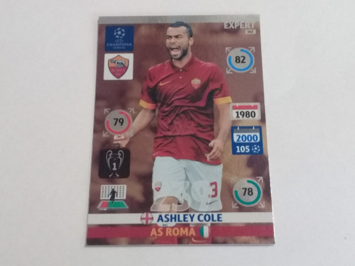 3 Cartas Adrenalyn Xl 2014/15 N° 342 Ashley Cole As Roma