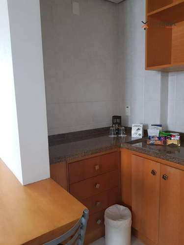Imagem 8 de 25 de Flat Com 1 Dormitório À Venda, 40 M² Por R$ 250.000,00 - Centro - Santo André/sp - Fl0004