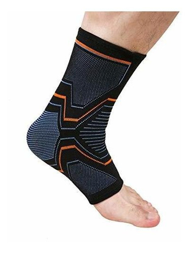 Adjustable Knitted Ankle Brace Support Sleeve, Breathable Ar