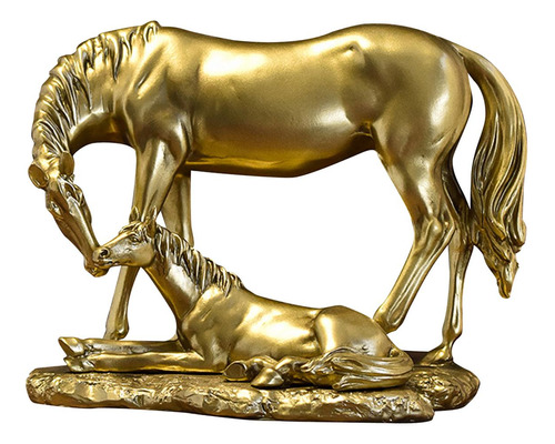 Elegante Escultura De Caballo Para Decoración De Oficina En