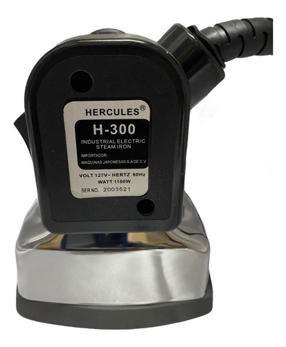 Imagen 4 de 5 de Plancha Hercules H300r Envio Gratis