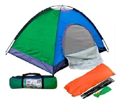 Carpa Camping 6 Personas Acampar Aventura Carpa Colores 