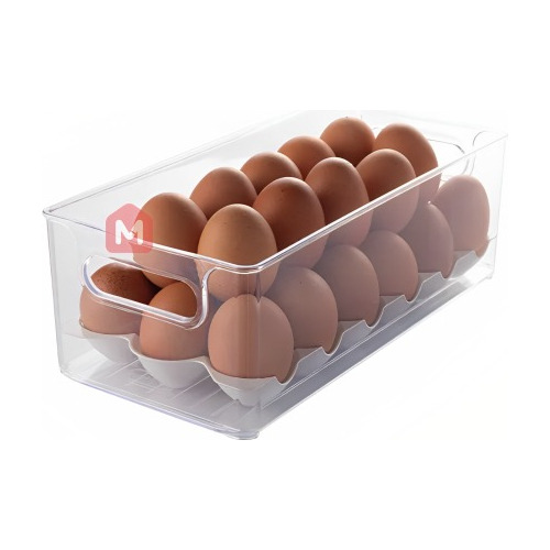 Recipiente Organizador Para 28 Huevos Heladera 14,7 X 30 Cm