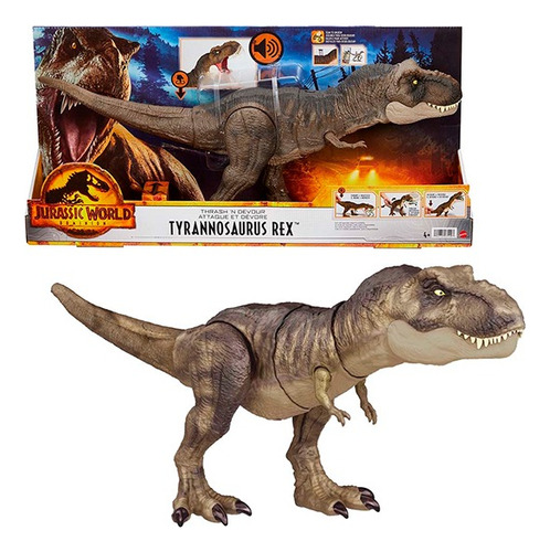  Tyrannosaurus Dinosaurio Rex Jurassic World Ruge Y Ataca