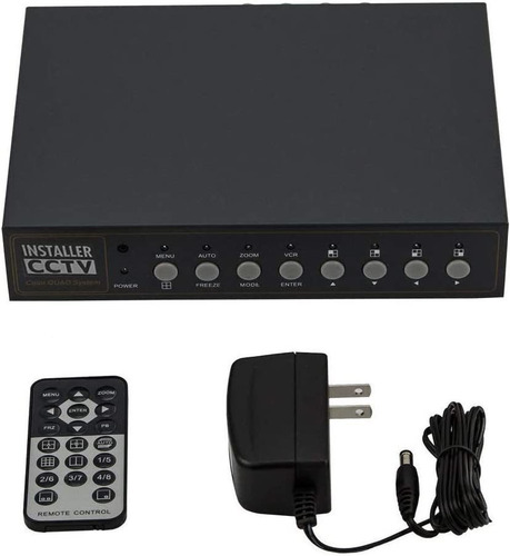 Installer Cctv 4ch Video Color Quad Multiplexer With Loopout