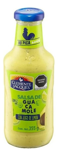 Salsa Clemente Jacques De Guacamole Con Limón 355 G