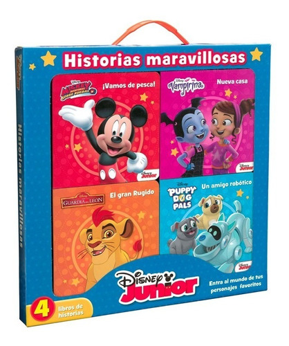 Disney Junior Historias Maravillosas 4 Libros De Historias
