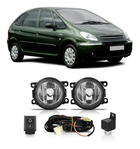 Kit Farol Auxiliar Xsara Picasso 2007 2008 2009 2010 A 2012