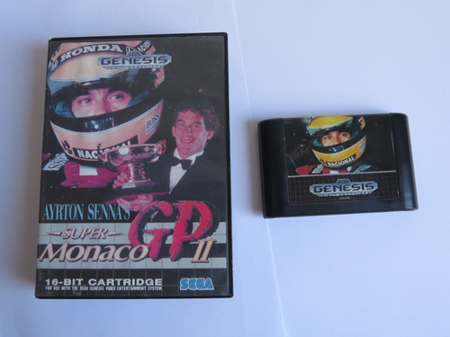 Id 12 Senna Monaco Gp 2 Original Sega Mega Drive Genesis