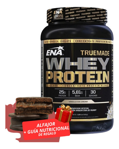 Whey Protein Ena 2lb+alfajor De Proteína+guía Nutricional