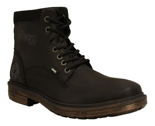 Bota Jeep Negro Caballero Mod - 9802 Pull/neg