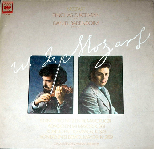 Mozart - Concierto N° 2  Pinchas Zukerman - Daniel Barenboim