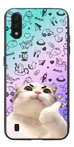 Carcasa Para Celulares Samsung - Colección Memes De Gatitos