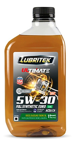 1lt Lubritek 5w30 Acea C4 Dpf Sintetico 