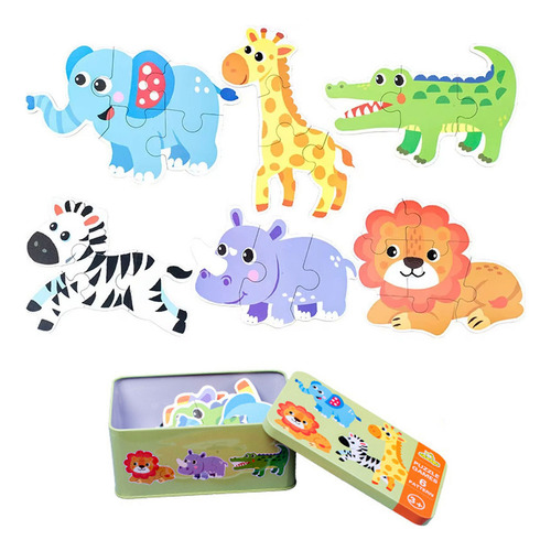 Puzzles Montessori, Juguete Educativo Para Bebés, Rompecabez