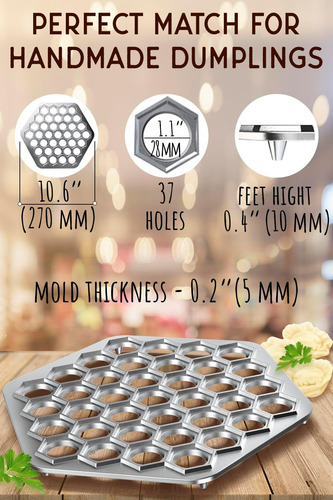 Molde De Bolas De Masa Hervida Para Ravioles Rusos - Molde D